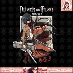 attack on titan mikasa with titan png download copy