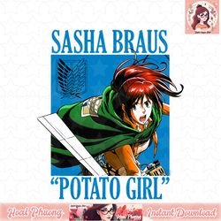 attack on titan sasha braus potato girl png download copy