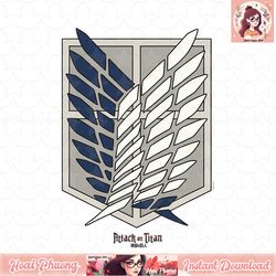 attack on titan scout regiment shield png download copy