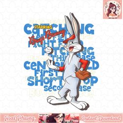 looney tunes bugs bunny baseball t-shirt