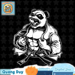 bjj panda bear jiu jitsu gift png download