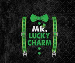 mr lucky charm suspenders st patricks day png, lucky charm png, png, sublimation design