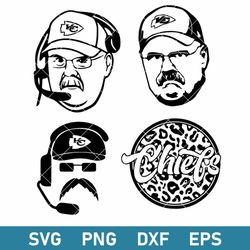 andy reid svg, kansas city chiefs svg, coach reid svg, kc chiefs coach svg, png dxf eps digital file