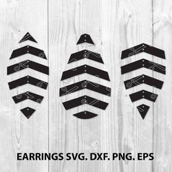 geometric earring bundle svg, geometric earring svg, geometric svg, earring svg, png dxf eps file