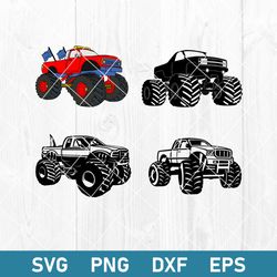 monster truck bundle svg, monster truck svg, truck svg, car svg, png dxf eps digital file