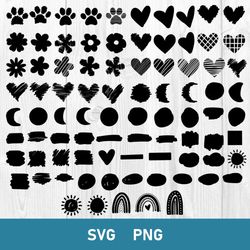 paint brush strokes bundle svg, paint brush strokes svg, paint brush svg, png digital file