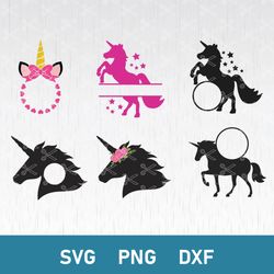 unicorn bundle svg, huge unicorn svg, unicorn svg, png dxf digital file