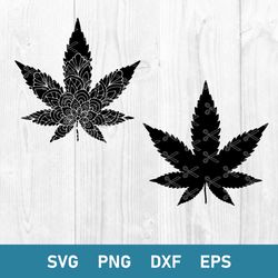 weed svg, marijuana, cannabis svg, marijuana leaf svg - marijuana mandala svg, png dxf eps file