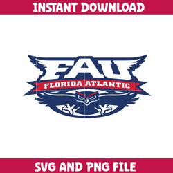 Florida Atlantic University Svg, Florida Atlantic logo svg, Florida Atlantic University, NCAA Svg, Ncaa Teams Svg (15)