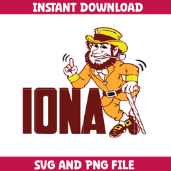 Iona gaels Svg, Iona gaels logo svg, IIona gaels University svg, NCAA Svg, sport svg, digital download (14)