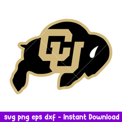 Colorado Buffaloes Logo Svg, Colorado Buffaloes Svg, NCAA Svg, Png Dxf Eps Digital FIle