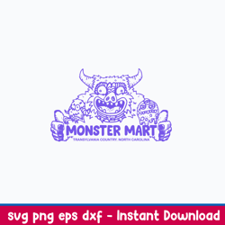 monster mart transylvania country north carolina svg, png dxf eps file