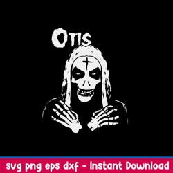 otis b driftwood house of 1000 corpses misfits svg, png dxf eps file