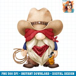 cute cowboy grandpa with western decor for farmer with gnome png download