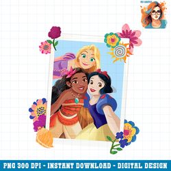 disney princess rapunzel moana snow white polaroid png download