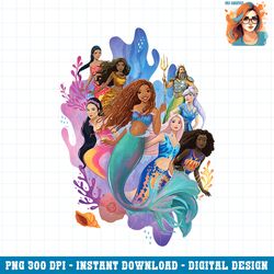 disney the little mermaid ariel royal ocean family png download
