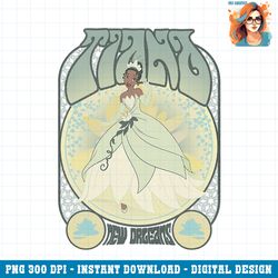 disney the princess & the frog tiana seventies retro poster png download