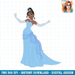disney the princess and the frog tiana blue ballgown png download