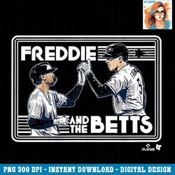 freeman&mookie freddie & the betts los angeles baseball png download.pngfreeman&mookie freddie & the betts los angeles b