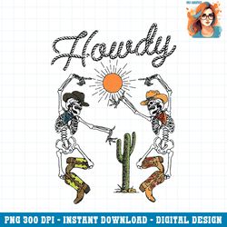 funny howdy skeleton dancing cute western halloween costume png download