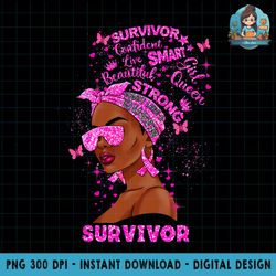 breast cancer awareness survivor black women melanin warrior png download