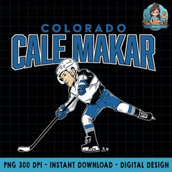 cale makar caricature colorado hockey png download