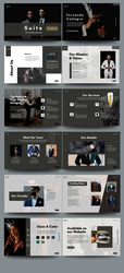 fashion business corporate brochure, fashion branding templates, suits branding portfolio, canva templates