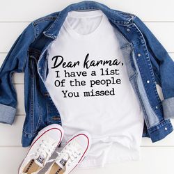 dear karma tee