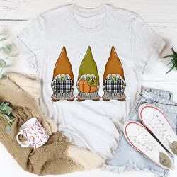 pumpkin gnomes fall tee