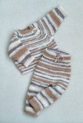 baby kids knit sweater and pants - 2 piece set