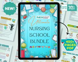 ultimate nursing school notes, the complete nursing school bundle, nursing study guide, nurse notes, nursing essentials