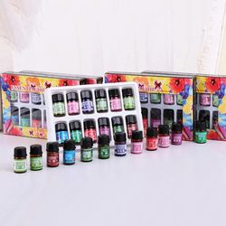 essential oil set 12-bottle 3ml/0.13oz defuse essential oils water-soluble natural essential oils for diffuser humidifie