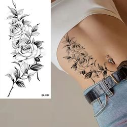 long-lasting temporary tattoo,women's large temporary tattoos, fashionable fake tattoo sticker,