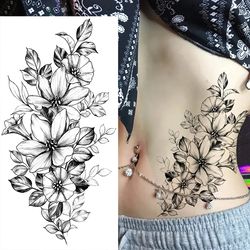 bold temporary tattoo design,women's large temporary tattoos, fashionable fake tattoo sticker,