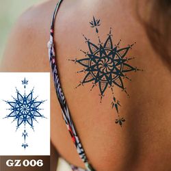 semi-permanent waterproof realistic arrow tattoo design sticker for men, long-lasting arrow tattoo sticker for men,