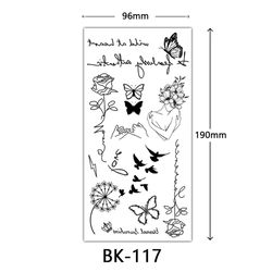 floral tattoo, nature tattoo, elegant tattoo, skin-safe tattoo, long-lasting tattoo, easy apply tattoo, removable tattoo