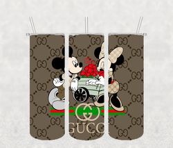 mickey minnie gucci tumbler png, gucci tumbler png, straight tumbler wrap, skinny tumbler 20oz design digital download