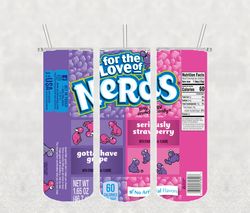 nerds tumbler wrap png, candy tumbler png, tumbler wrap, skinny tumbler 20oz design digital download