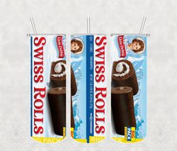 swissrolls tumbler wrap png, candy tumbler png, tumbler wrap, skinny tumbler 20oz design digital download