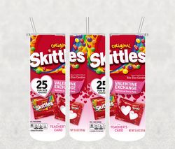 valentines skittles tumbler wrap png, candy tumbler png, tumbler wrap, skinny tumbler 20oz design digital download