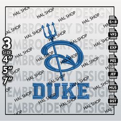duke blue devils embroidery files, ncaa logo embroidery designs, ncaa devils, machine embroidery designs