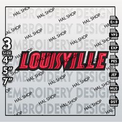 louisville cardinals embroidery files, ncaa logo embroidery designs, ncaa cardinals, machine embroidery designs