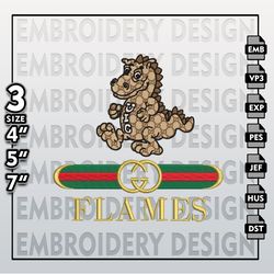 ncaa uic flames embroidery files, ncaa gucci uic flames embroidery design, ncaa machine embroider