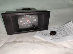 luch quartz car dashboard clock square. retro, restoration. 12v