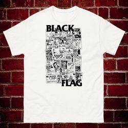 black flag t-shirt punk hardcore sxe fugazi minor threat