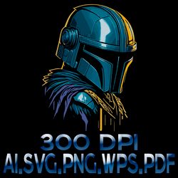 the mandalorian 6 digital file ai.pdf.eps.svg.png download files