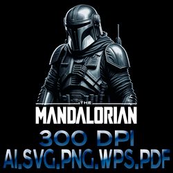 the mandalorian 7 digital file ai.pdf.eps.svg.png download files