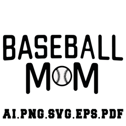 basball mom2 digital download file ai.pdf.eps.svg.png