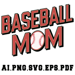 basball mom3 digital download file ai.pdf.eps.svg.png