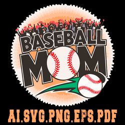 basball mom9 digital download file ai.pdf.eps.svg.png